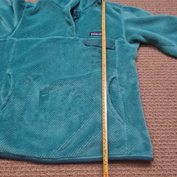 Patagonia Re-tool Snap-T Fleece Pullover Teal Green Women's Size S - Picture 12 of 13